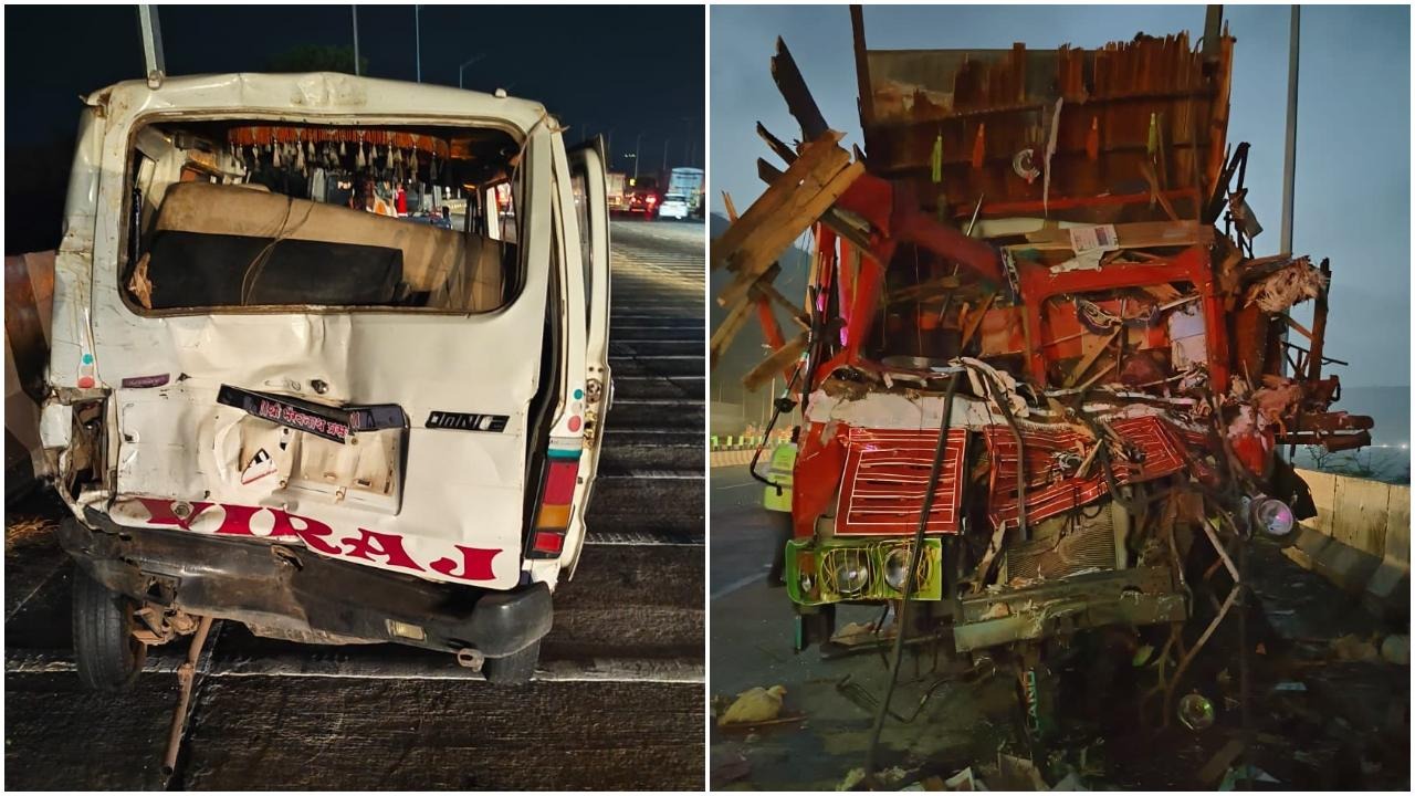 मुंबई-पुणे एक्सप्रेसवे पर ट्रक ने वाहनों को मारी टक्कर, 3 लोगों की हुई मौत व 8 घायल